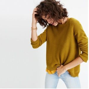 Madewell | Province Cross-Back Sweater Moss | XXS